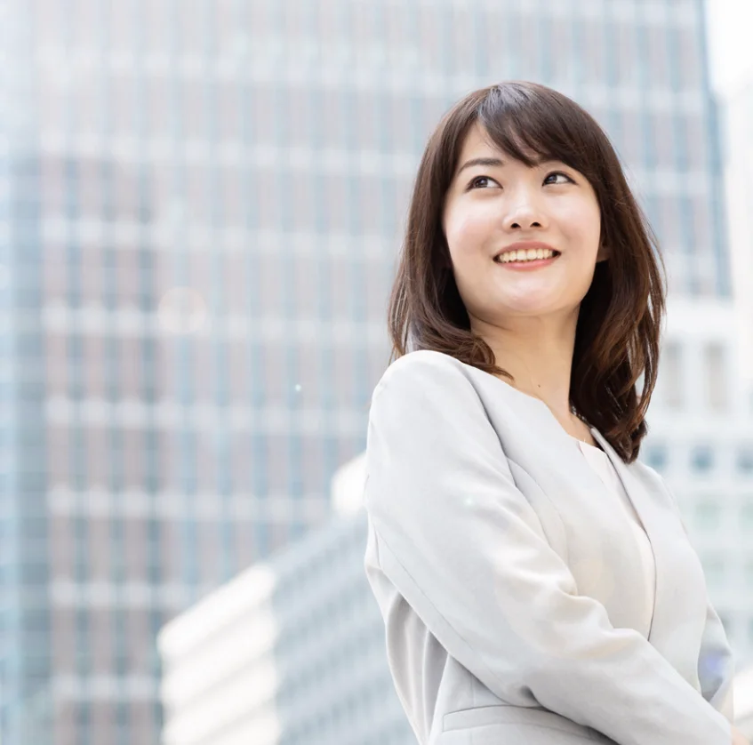 都市で働く女性